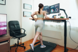 proper standing desk and treadmill posture
