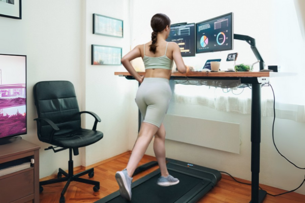 proper standing desk and treadmill posture