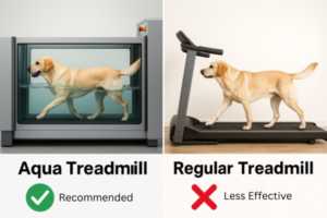 Aqua treadmill vs regular dog treadmill