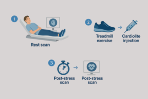 How cardiolite treadmill stress test works