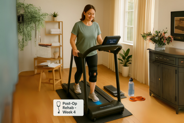 walking on treadmill after pcl orif