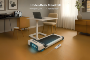 Under-desk treadmill