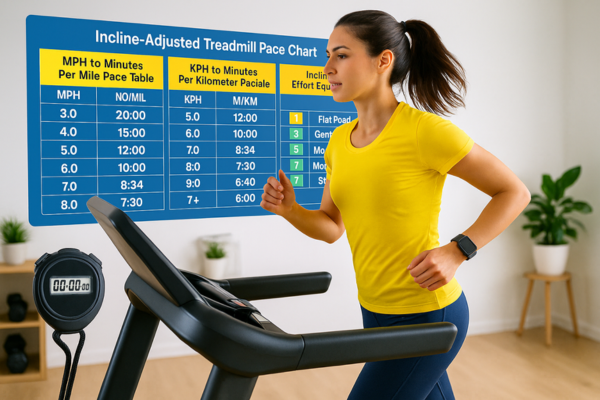 treadmill pace chart