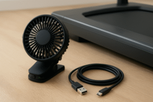 Koonie 10000mAh Clip-On Fan